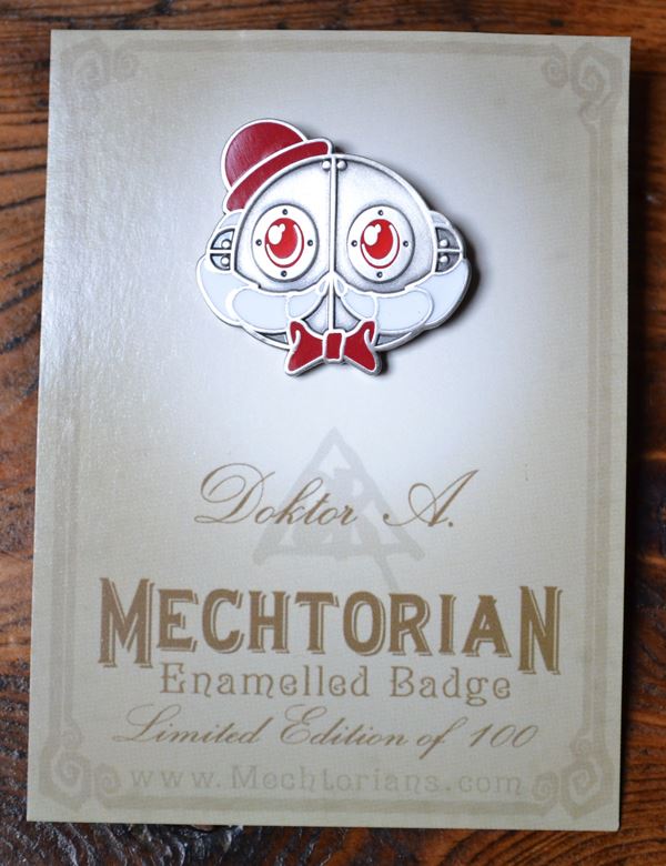 Dok A Sir Shilling Copperpenny Mechtorian Badge