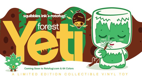 Forest Yeti Mini Marshall by 64 Colors – Strangecat Toys