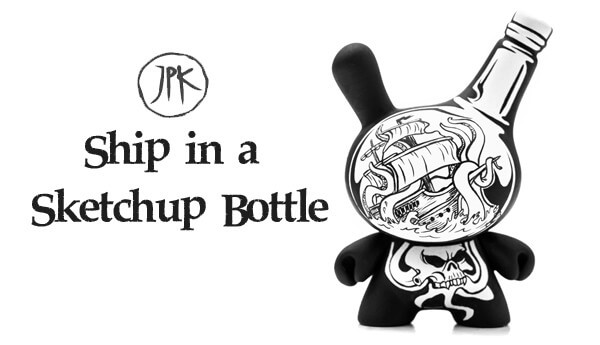 JPK Ship in a Sketchup Bottle