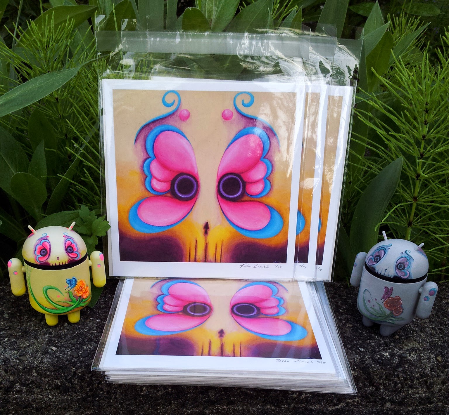 Mariposa De Los Muertos Custom Android Series Exclusive prints