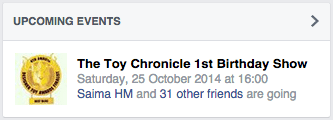 The Toy Chronicle 1st Year Anniversary