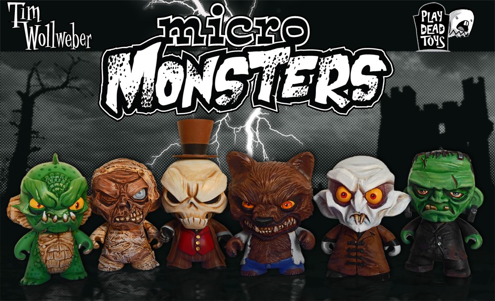 Micro Monsters By Tim Wollweber x Play Dead Toys group shot