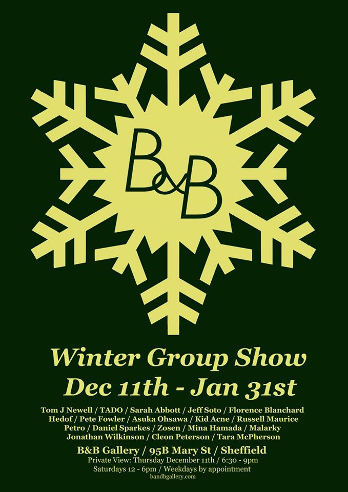 Bradbury & Blanchard Winter Group Show poster