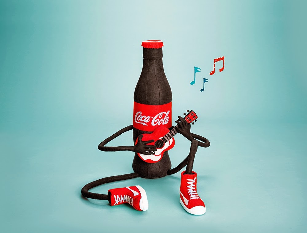 The Shape Of Happiness - Felt Mistress x Coca Cola poster