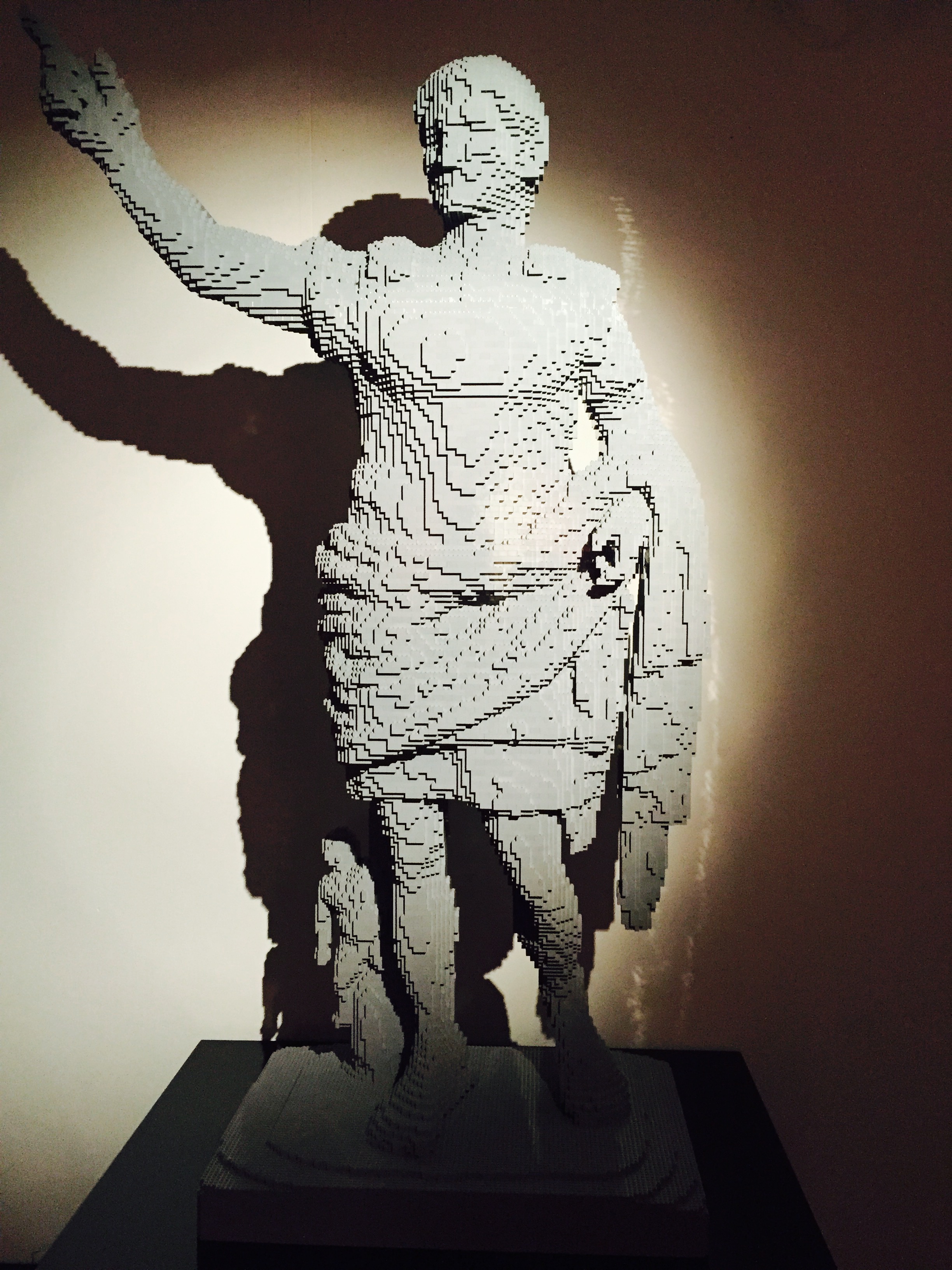 lego roman sculpture