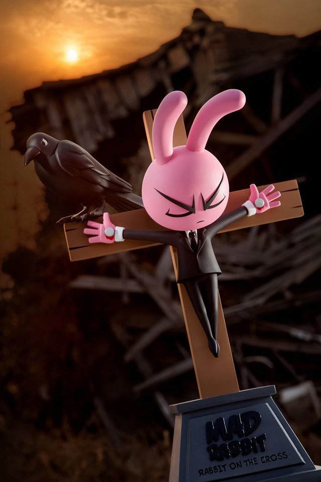 Mad Rabbit Rabbit on the cross Neon Seven