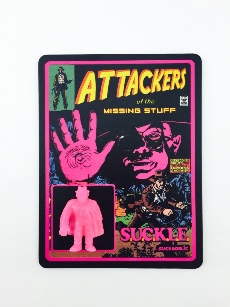 Attackers of the Missing Stuff SUCKLE figure PINK SDCC 2015 DKE TOYS