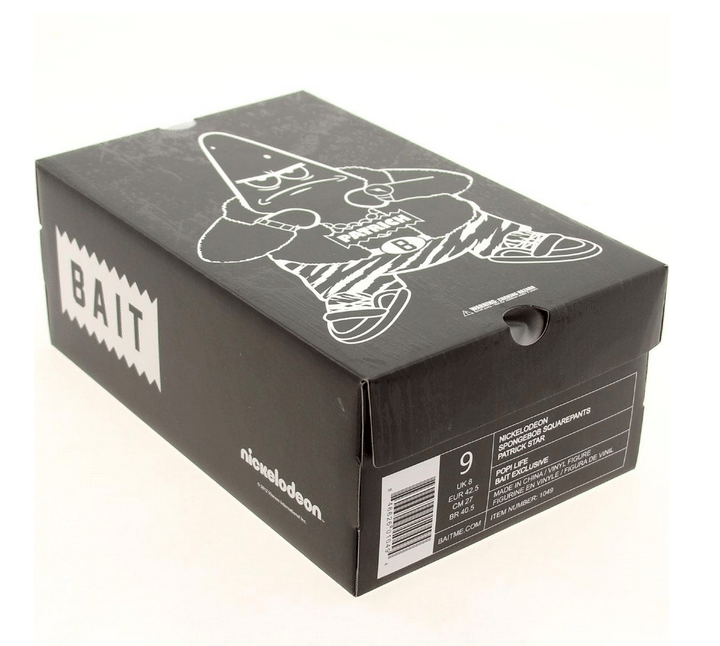 BAIT X SPONGEBOB PATRICK 10 INCH FIGURE PINK - BAIT SDCC EXCLUSIVE mindstyle packaging
