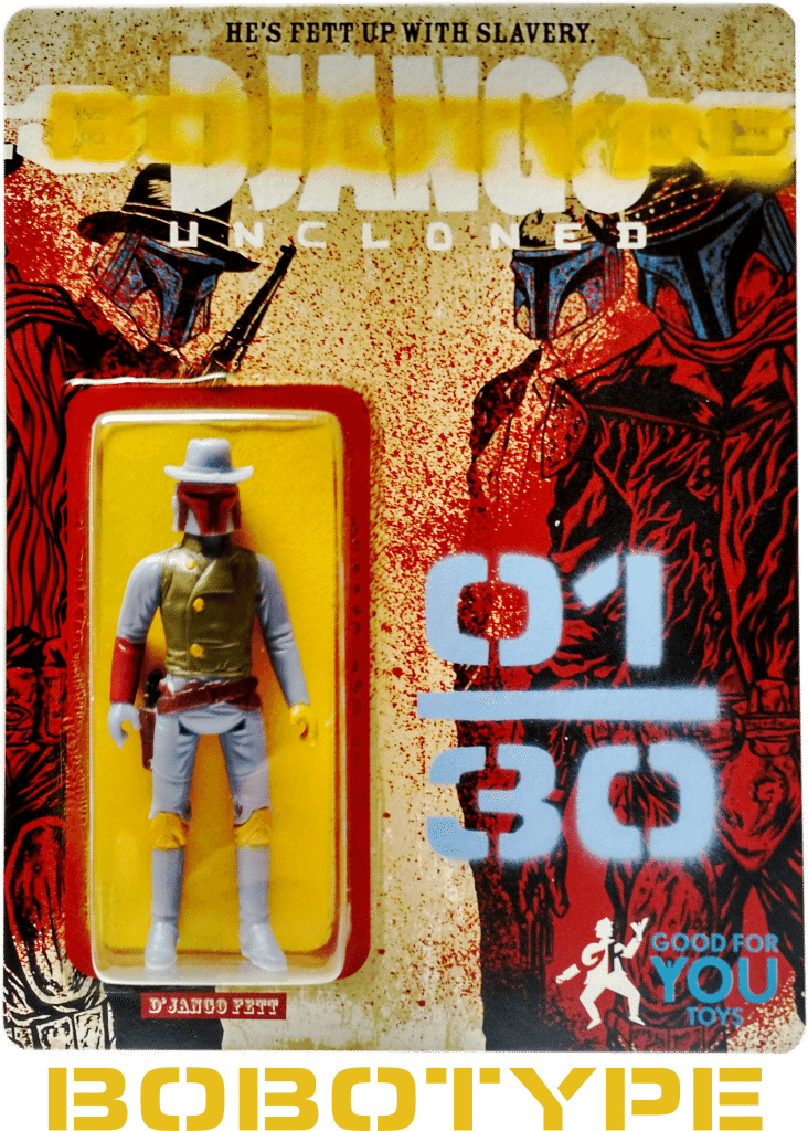 SDCC 2015 DKE toys Django Uncloned Bobotype Edition by Good For You Toys