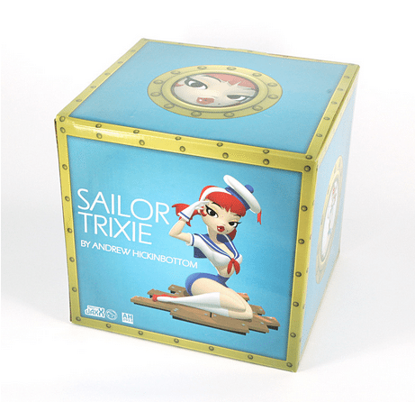 Angel Sailor Trixie by Andrew Hickinbottom x maighty jaxx packaging