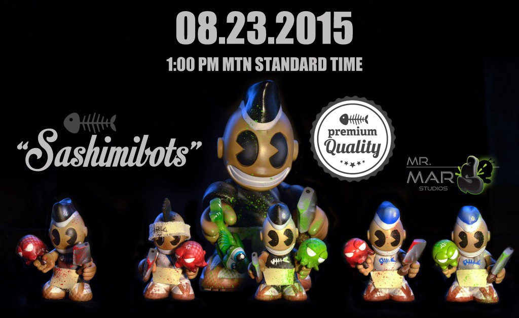 Sashimibots by Mr Mars series 1 Kidrobot Mascot Bot