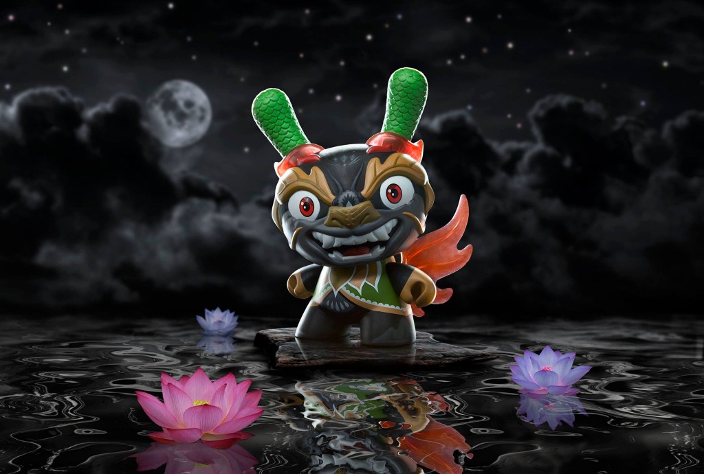 Scott Tolleson's Imperial Lotus Dragon Dunny alternative colorway Kidrobot 8 inch