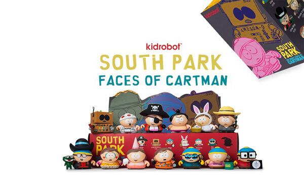 Piggy-Many Faces of Cartman South Park série 2-Kidrobot NEW Comme neuf IN BOX 