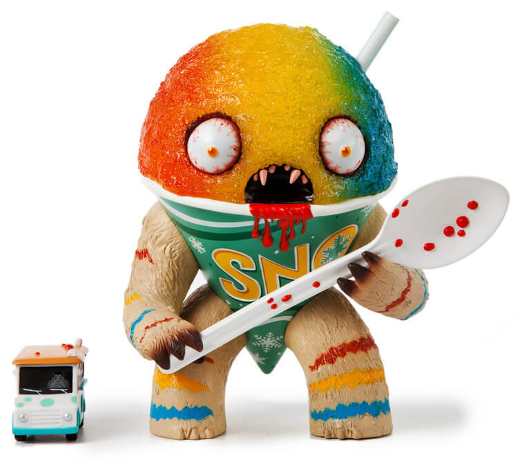 Rainbow Abominable Snowcone By Jason Limon x Martian Toys