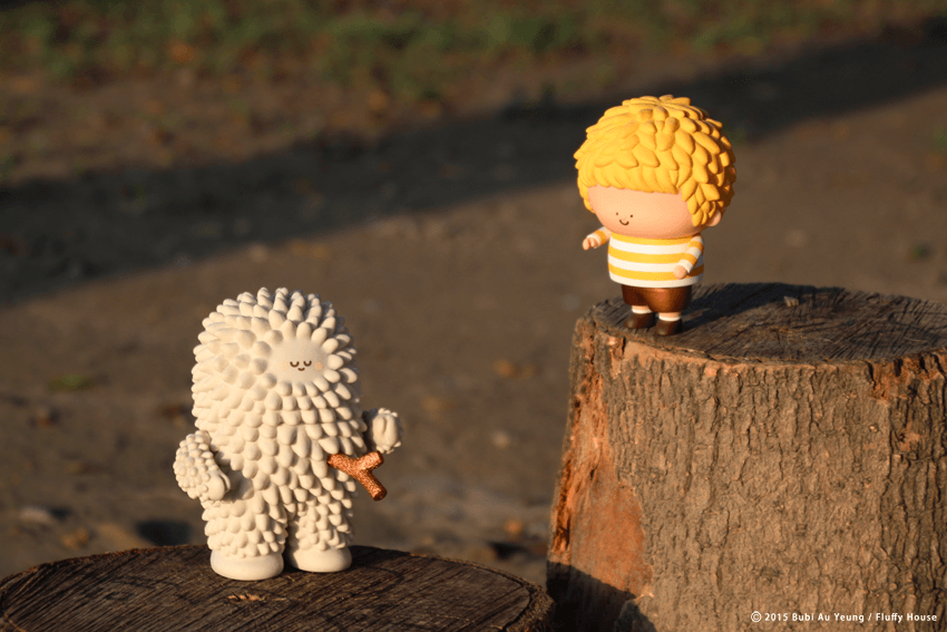 Treeson set Gold Ren The 10 Years Anniversary set TREESON and REN by Bubi Au Yeung x Fluffy House