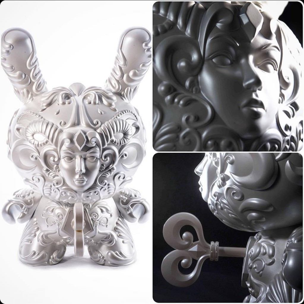 20 inch Pearlescent FAD Dunny from JRYU x Kidrobot