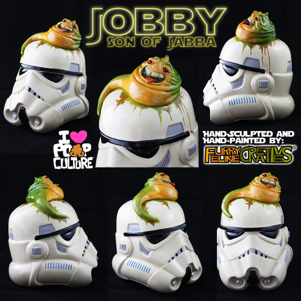 Jobby The Crap AKA Son of Jabba by Furry Feline Creatives storm trooper