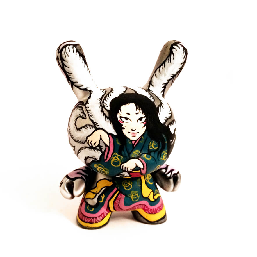 Tamamo-no-Mae Kitsune Dunny by Candie Bolton front