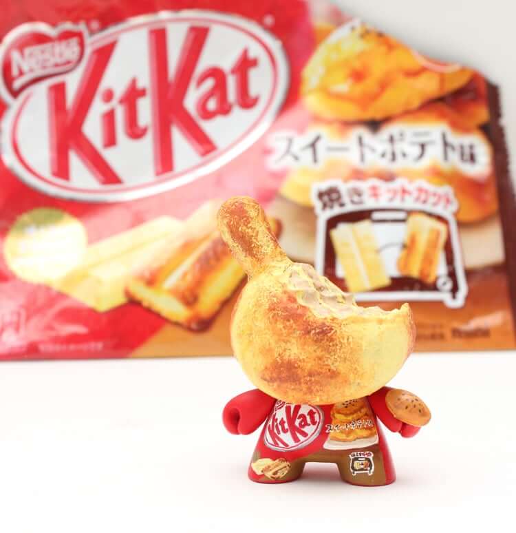 Baked Sweet Potato Japanese Kit Kat by zard apuya x kidrobot Dunny