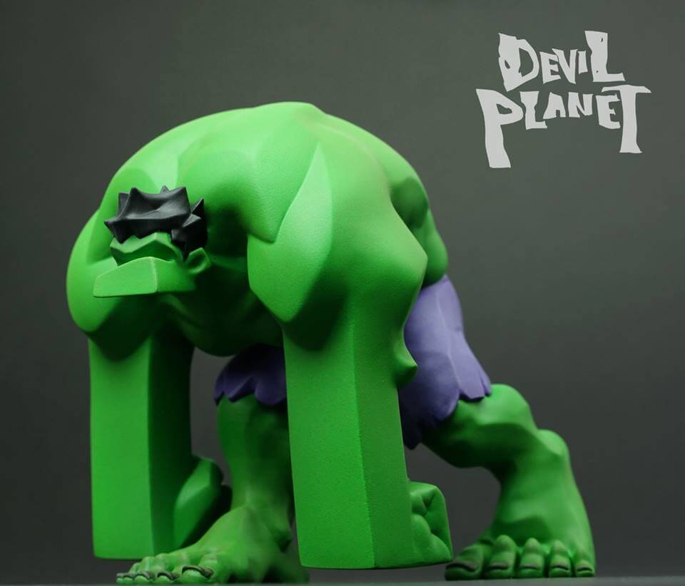 Devil Planet HULK by Kang Goon Minjung kang x TJ Cha green HULK front