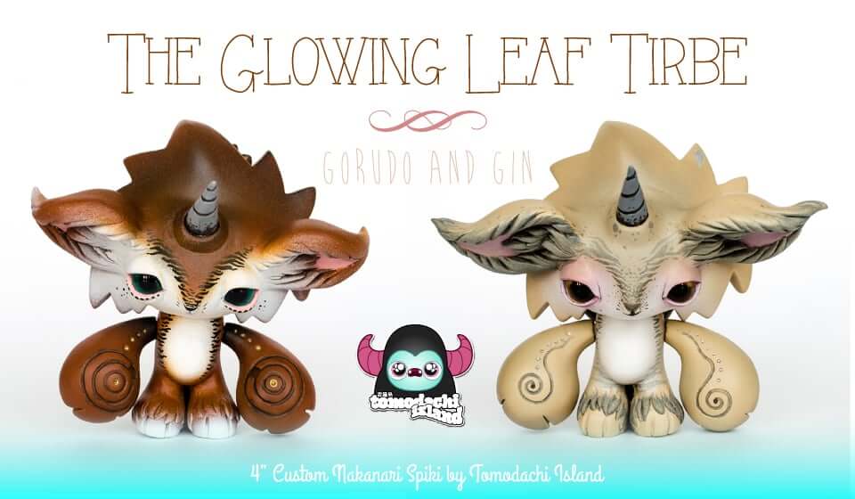 The Glowing Leaf Tribe - Gorudo & Gin by Tomodachi island x Nakanari Spiki customs
