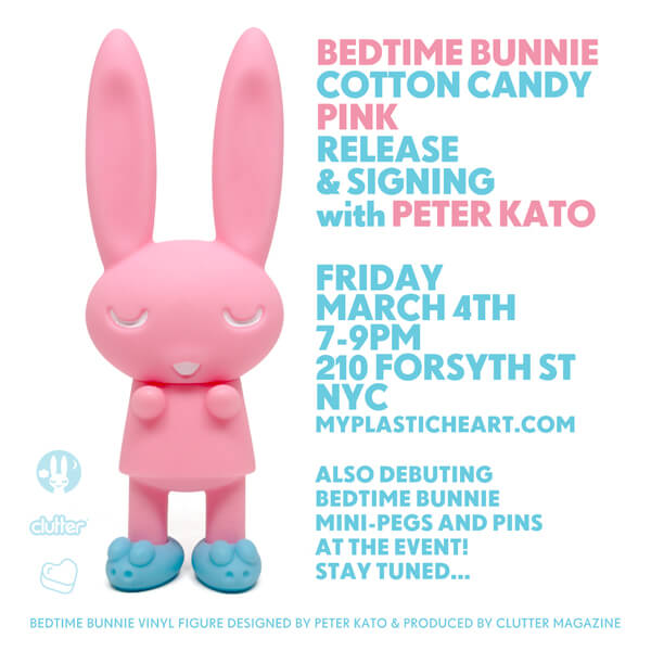 Bedtime Bunnie Cotton Candy Pink Release and Signing with Peter Kato