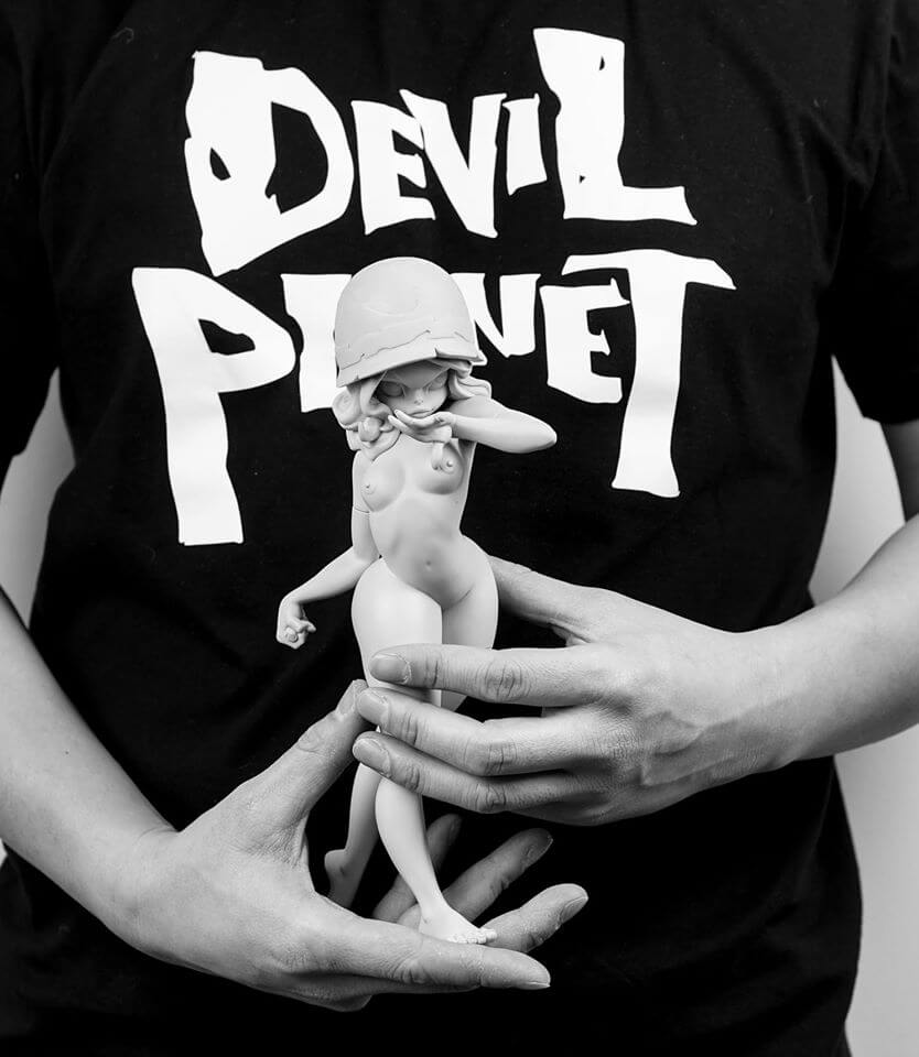 Devil Planet pinup girl front