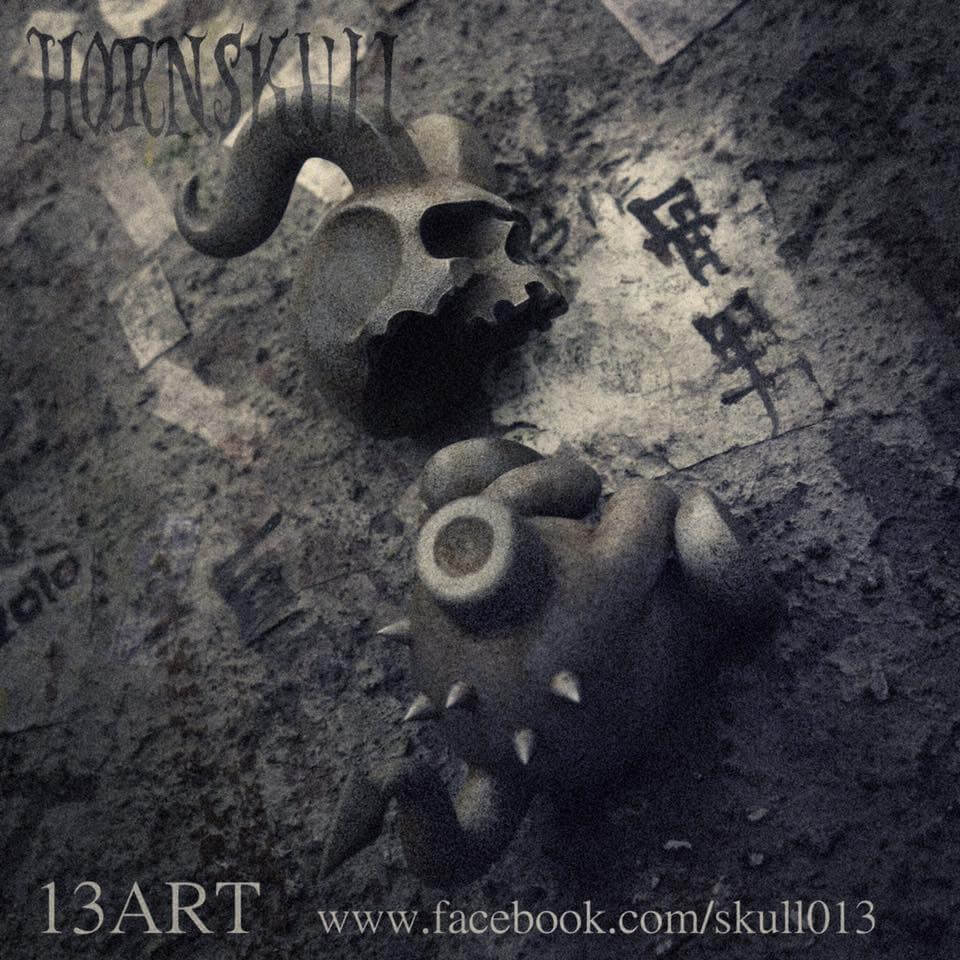 Hornskull by 13art Skull Man 4