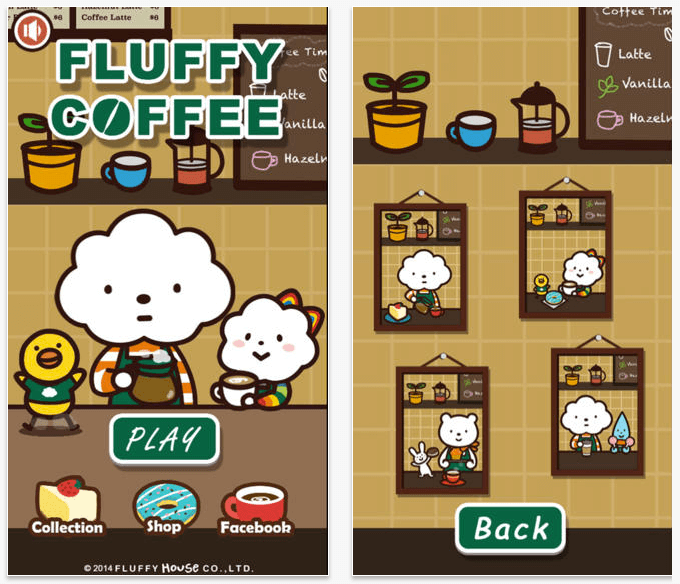Fluffy coffee