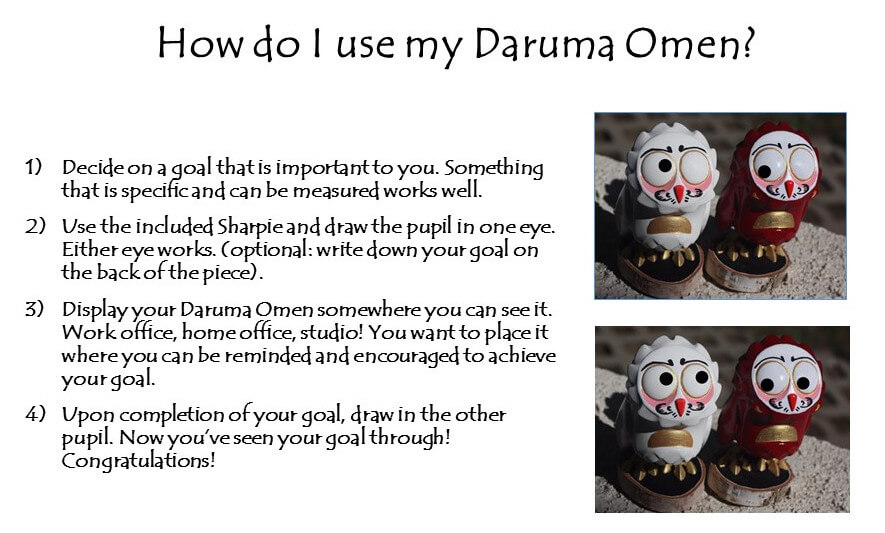 How do I use my Daruma Omen