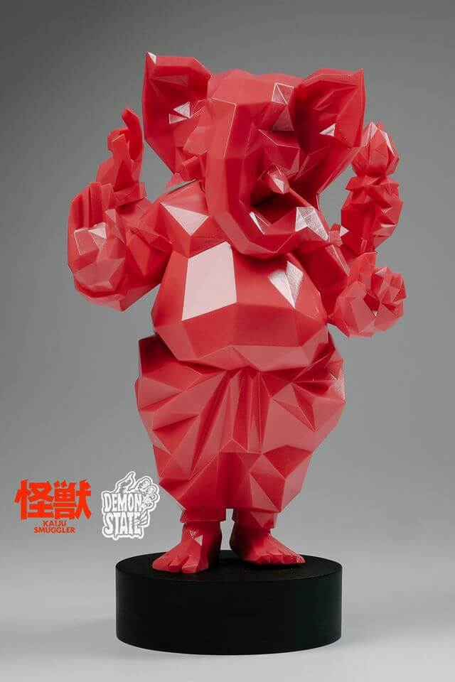 Lowpoly Ganesha By Kaiju Smuggler x Demon State TTE 2016 red