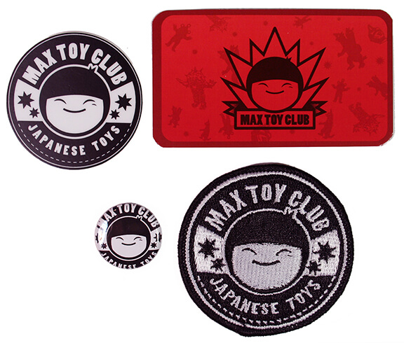 Max Toy Club Membership Kit patches