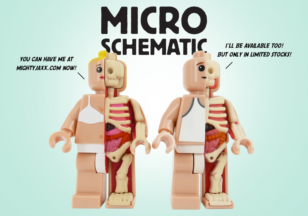 Micro Schematic Femmina by Jason Freeny x Mighty Jaxx