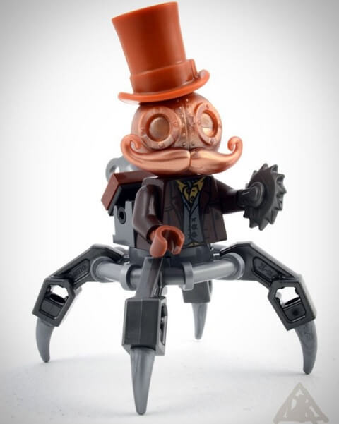 Doktor A ToyCon UK custom mechtorians Dunny Lego Copper Creeps