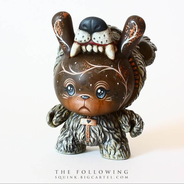 Squink's THE FOLLOWING - CUSTOM KIDROBOT DUNNY 3