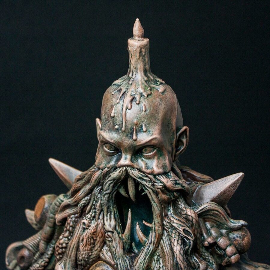 LOLGOLTH GNAZGOROTH WOODEN EYES By Art of Skinner x Unbox industries