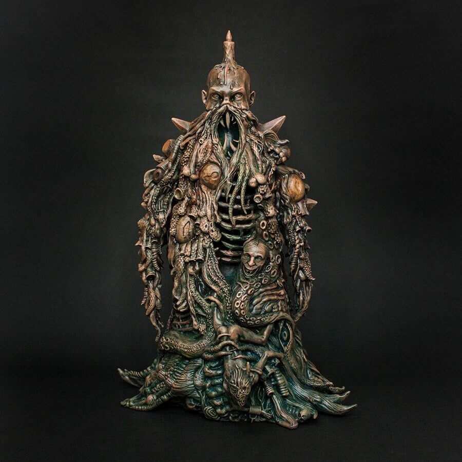 LOLGOLTH GNAZGOROTH WOODEN EYES By Art of Skinner x Unbox industries full
