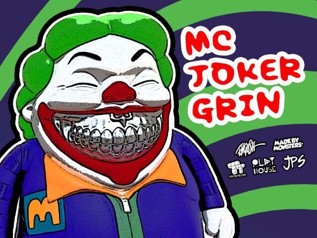 MC Joker Grin By Ron English X Madebymonsters X JPS
