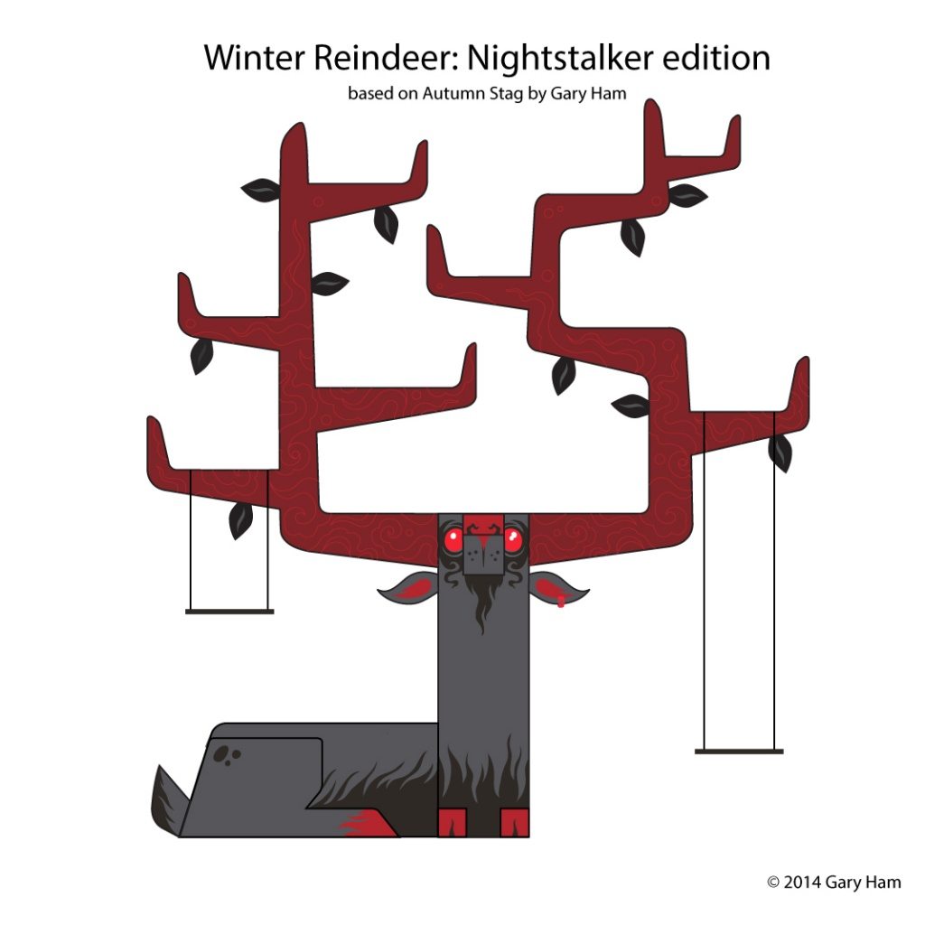 Winter Reindeer Nightstalker edition by Andrew Bell x Pobber x Gary Ham ill