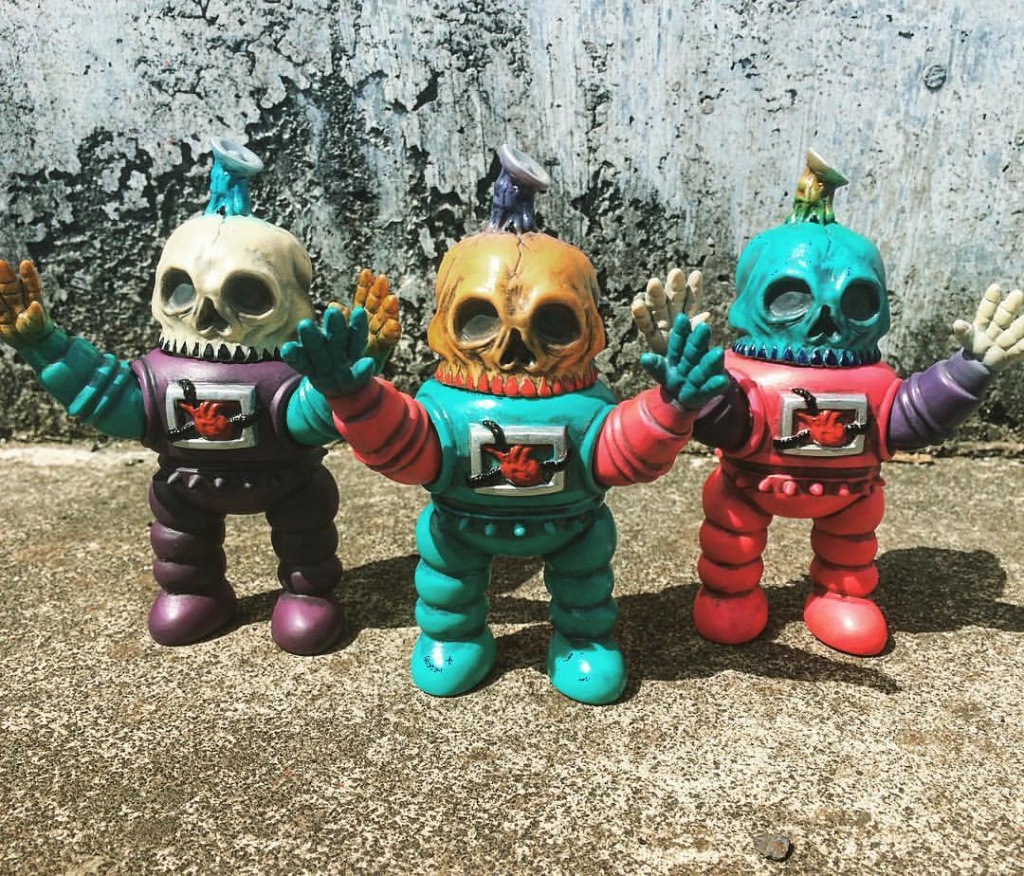 Astro Skullbot Soft Vinyl Garden x KENTH TOY WORKS Oz comic con