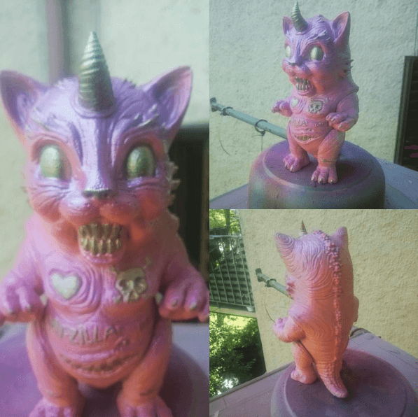 Cat-Zilla By Bauermaker pink multi