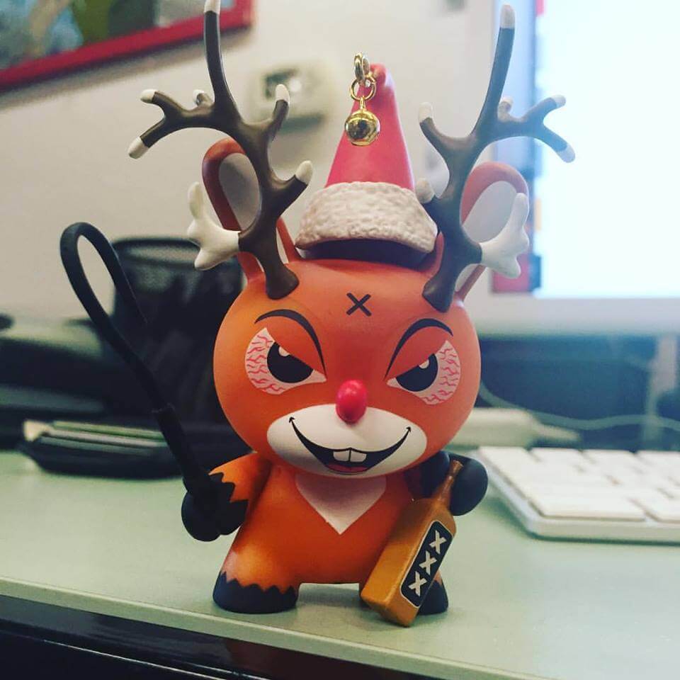 Reindeer Games III The Rise of Rudolph xmas 2016 kidrobot dunny