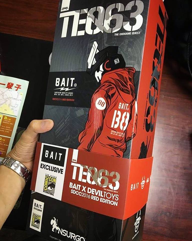BAIT Exclusive RED Edition TEQ63 By Devil Toys x Quiccs