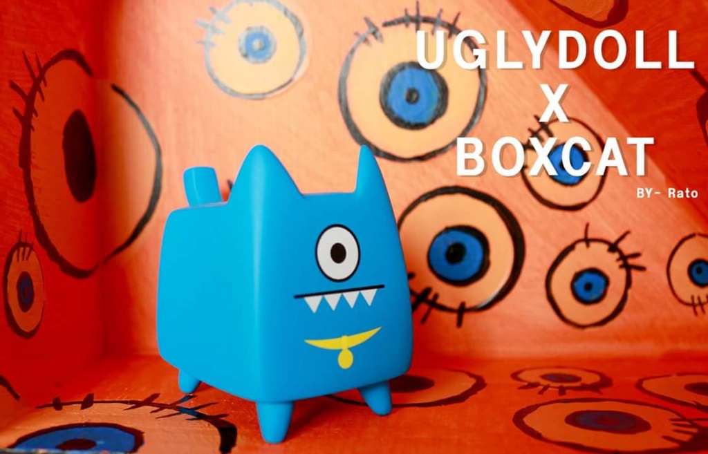 BOXCAT Ugly Cat by Rato Kim x UGLYDOLL blue