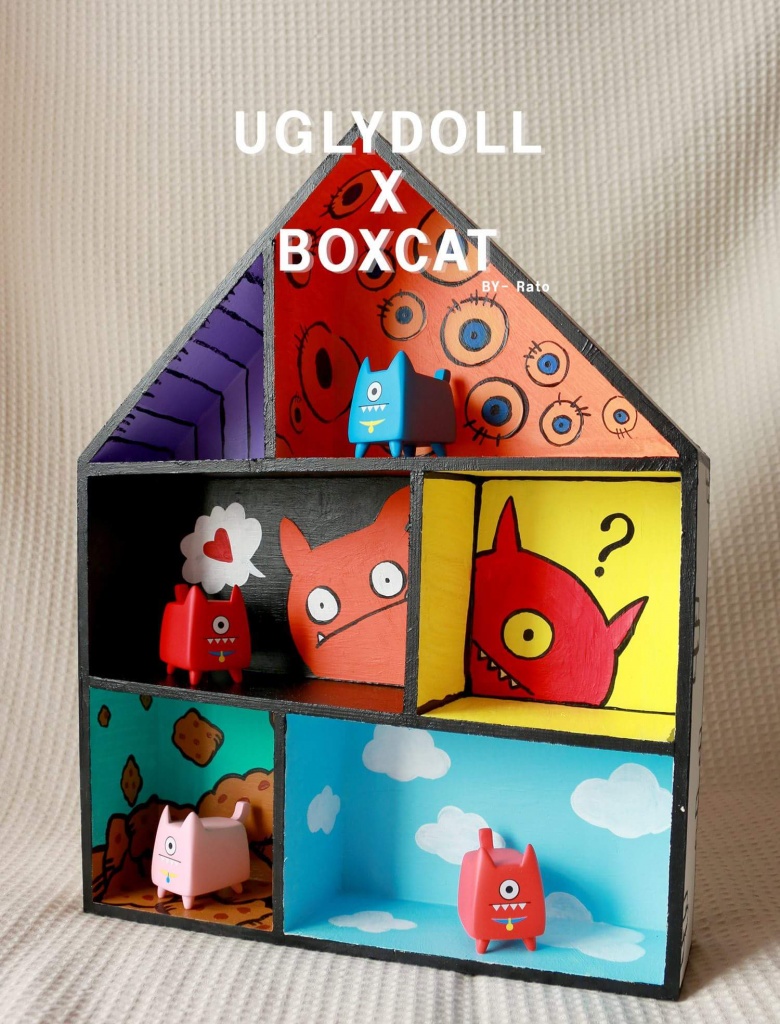 BOXCAT Ugly Cat by Rato Kim x UGLYDOLL house