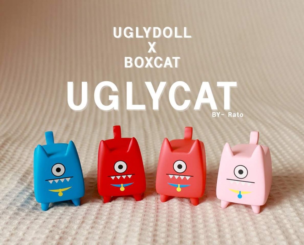 BOXCAT Ugly Cat by Rato Kim x UGLYDOLL line up