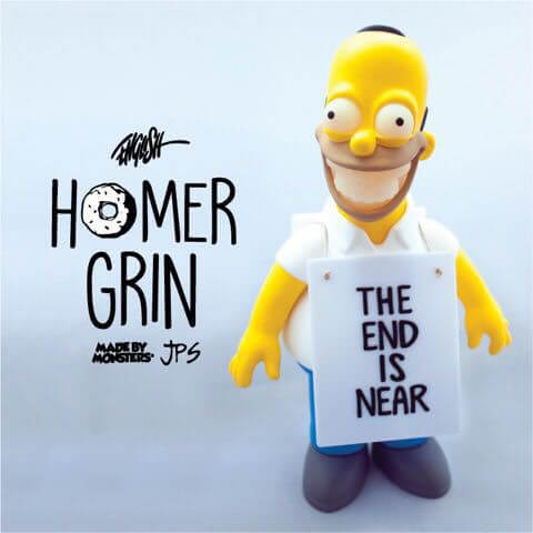 Homer Grin By Ron English x Made By Monsters x JPS