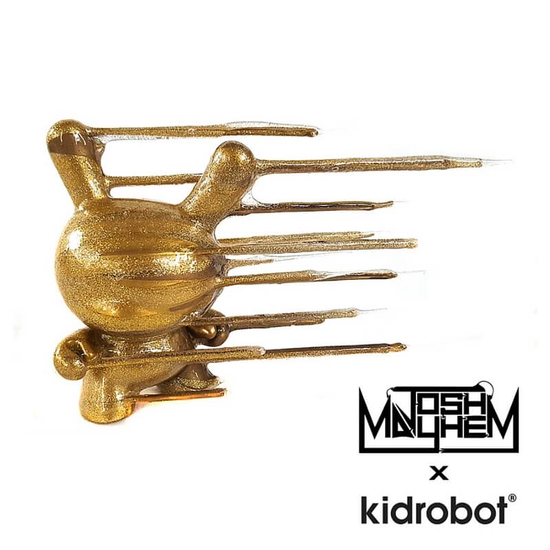 Josh Mayhem x Kidrobot SDCC 2016 Exclusive gold