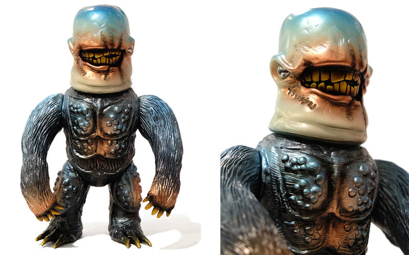 Knuckle Dragger Gnaw-X by Rampage Toys One-off custom Sofubi Vinyl $490 (AUD)