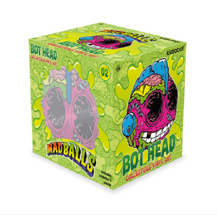Madballs Medium Vinyl – Bot Head x Kidrobot box art